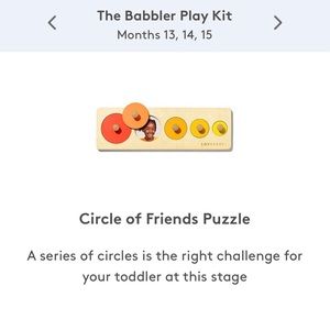 Circle of Friends Puzzle, Lovevery Montessori toys 💙💜!